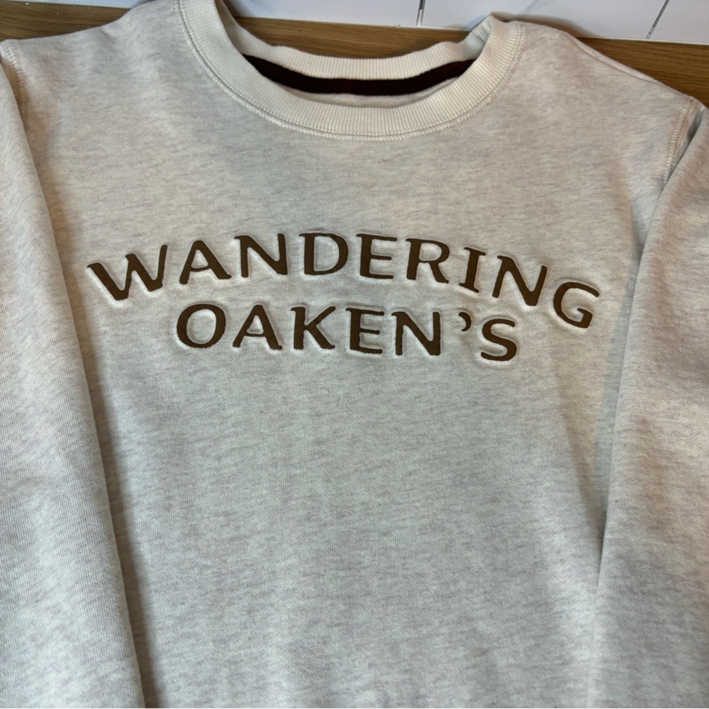 Disney Frozen Broadway Wandering Oaken’s Hygge Pullover Sweatshirt Small - Picture 3 of 5